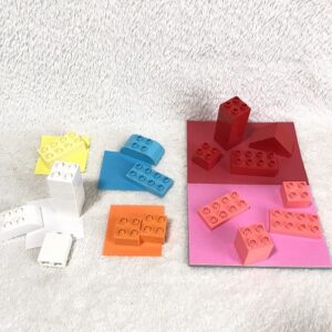折り紙を使った色遊び2